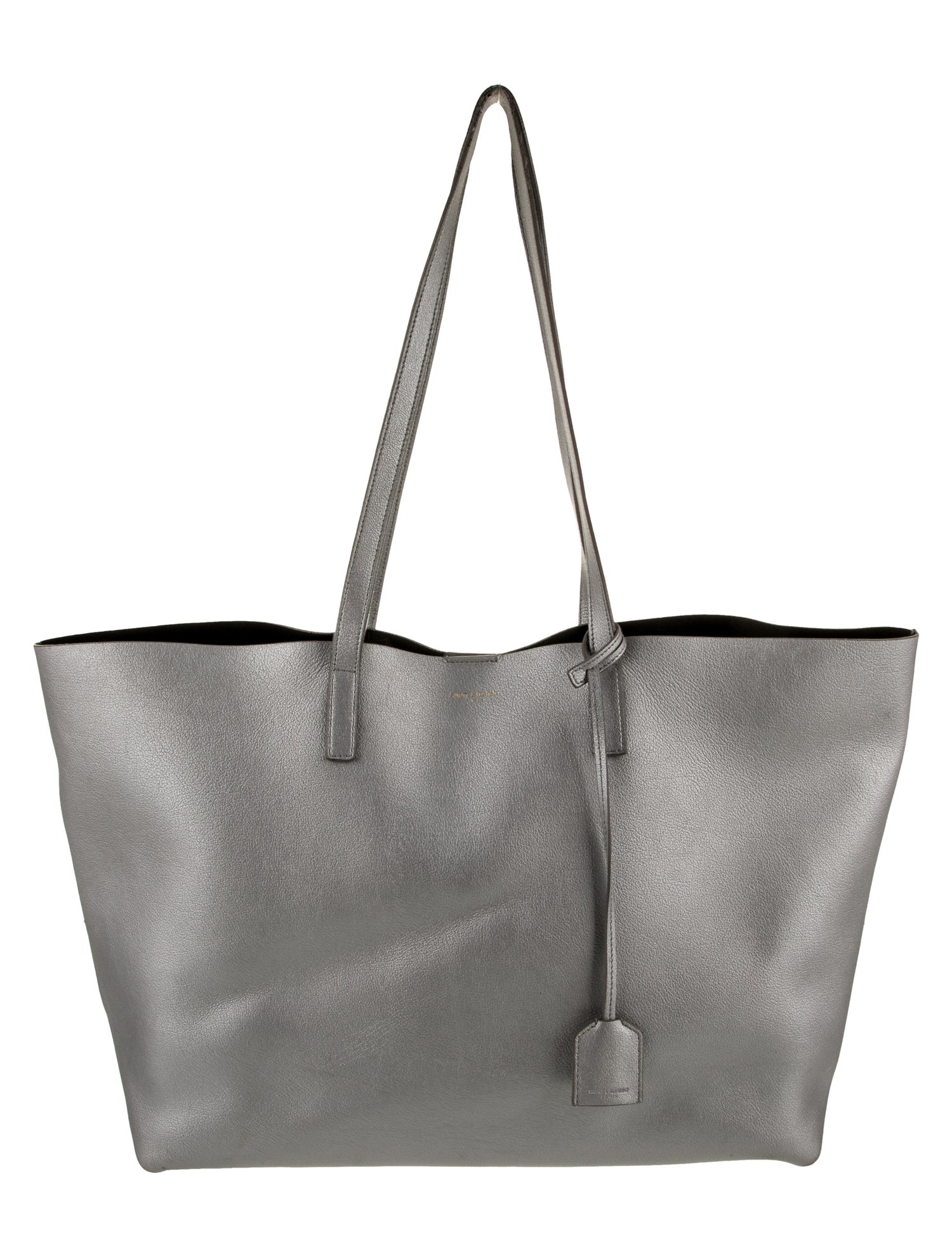 Saint Laurent Leather E/W Shopping Tote